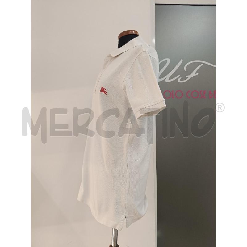 POLO UOMO BURBERRY BIANCA | Mercatino dell'Usato Roma gregorio vii 2