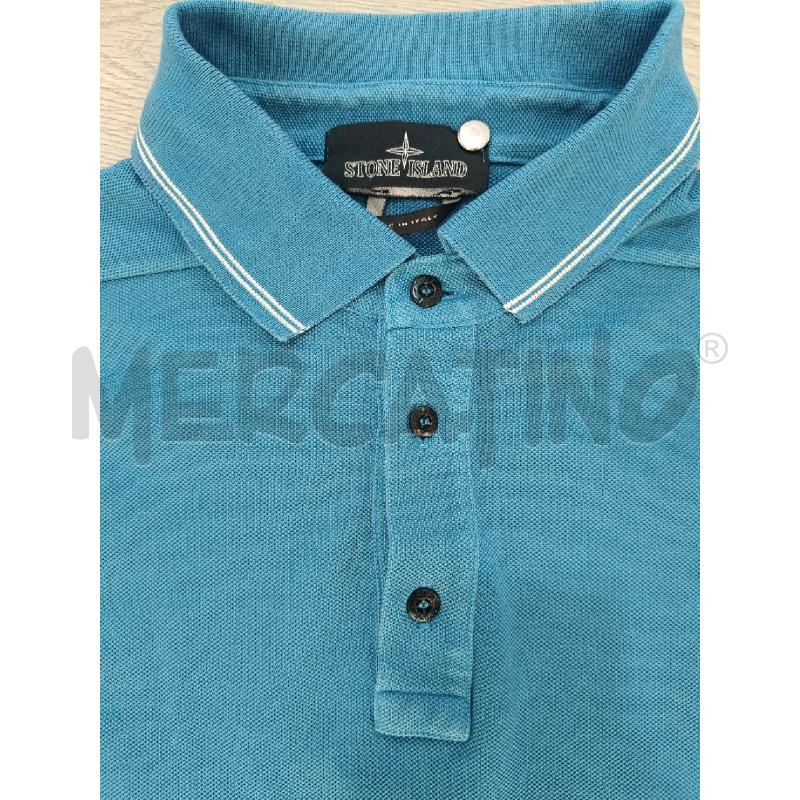 POLO UOMO STONE ISLAND PETROLIO | Mercatino dell'Usato Roma gregorio vii 2