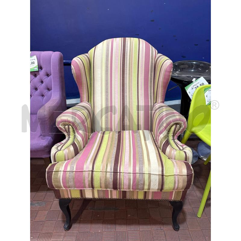 POLTRONA MULTICOLORE  | Mercatino dell'Usato Roma gregorio vii 1