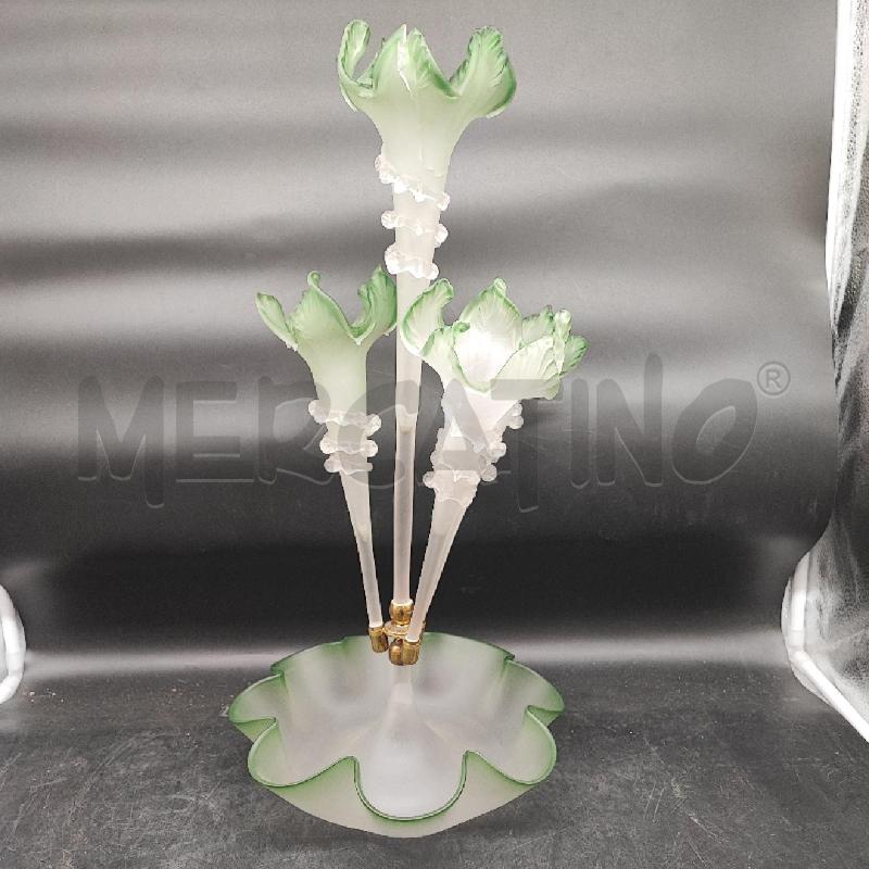 PORTAFIORI MURANO VERDE ANTICO  | Mercatino dell'Usato Roma gregorio vii 1