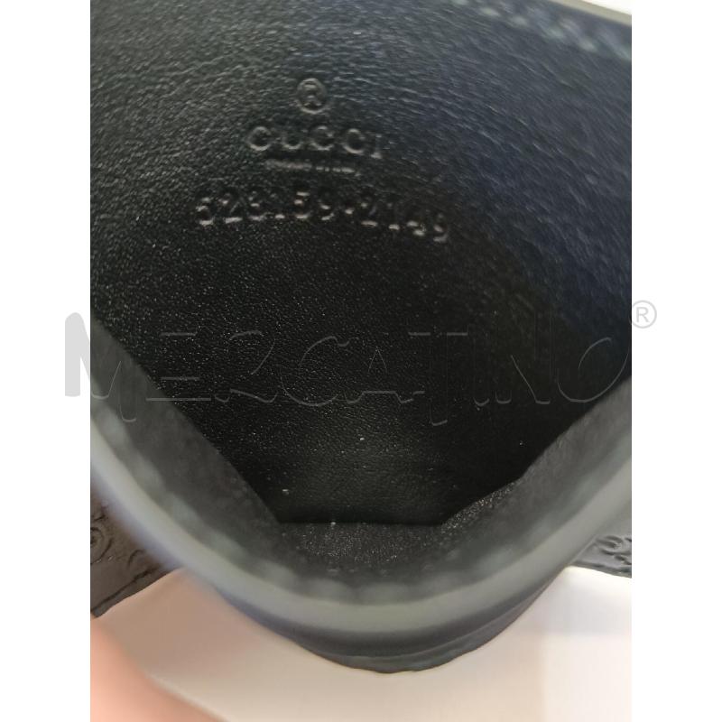 PORTA CARTE GUCCI MONOGRAM NERO PELLE | Mercatino dell'Usato Roma gregorio vii 3