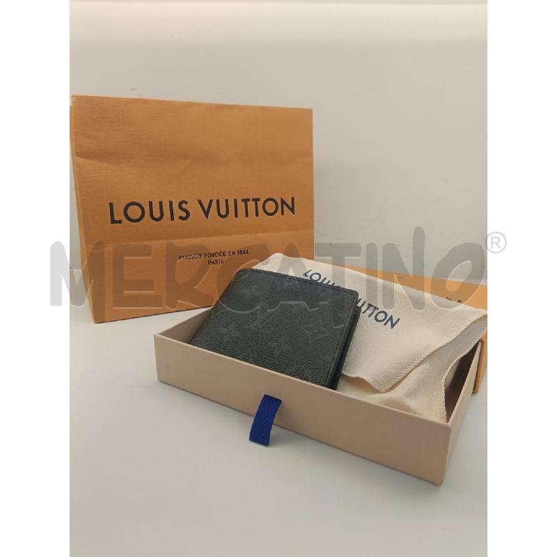 PORTA FOGLIO LOUIS VUITTON MULTIPLE NERO | Mercatino dell'Usato Roma gregorio vii 1