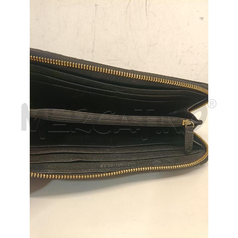 PORTA FOGLIO MICHAEL KORS NERO ZIP ORO | Mercatino dell'Usato Roma gregorio vii 2