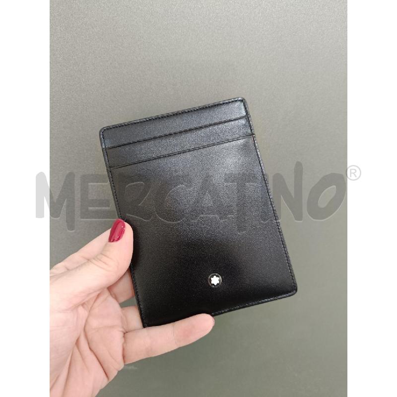 PORTA FOGLIO MONT BLANC NERO | Mercatino dell'Usato Roma gregorio vii 2