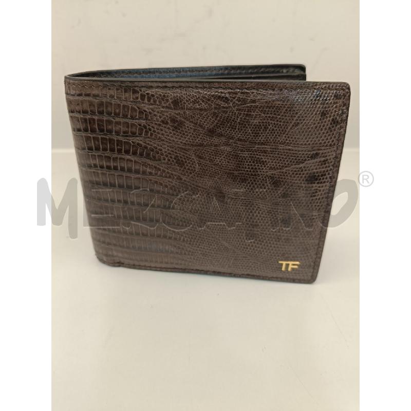 PORTA FOGLIO TOM FORD MARRONE PELLE | Mercatino dell'Usato Roma gregorio vii 1