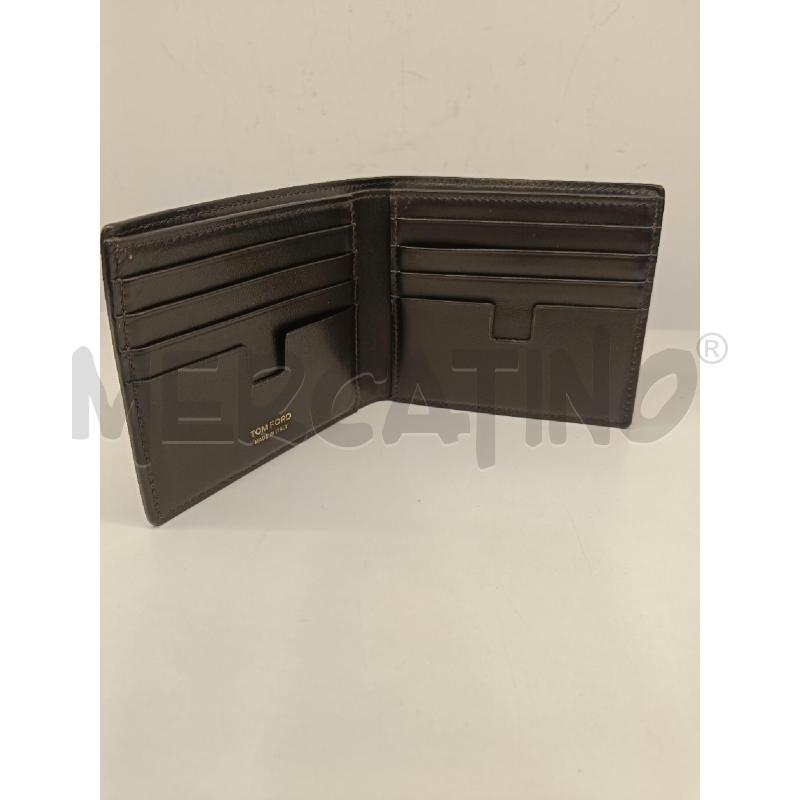 PORTA FOGLIO TOM FORD MARRONE PELLE | Mercatino dell'Usato Roma gregorio vii 2