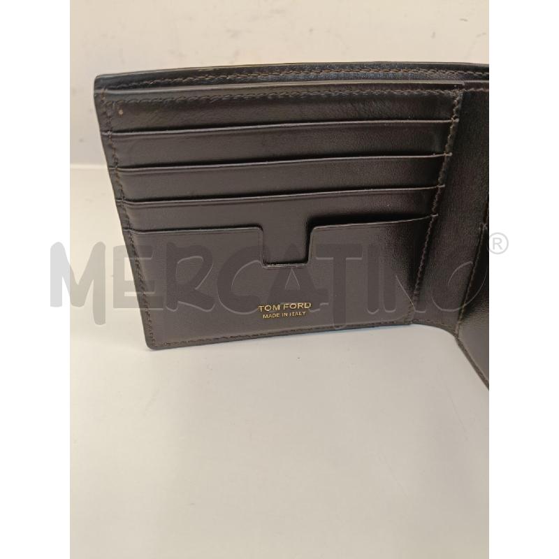 PORTA FOGLIO TOM FORD MARRONE PELLE | Mercatino dell'Usato Roma gregorio vii 3