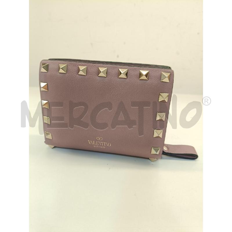 PORTA FOGLIO VALENTINO GARAVANI POUDRE ROCKSTUD  | Mercatino dell'Usato Roma gregorio vii 1
