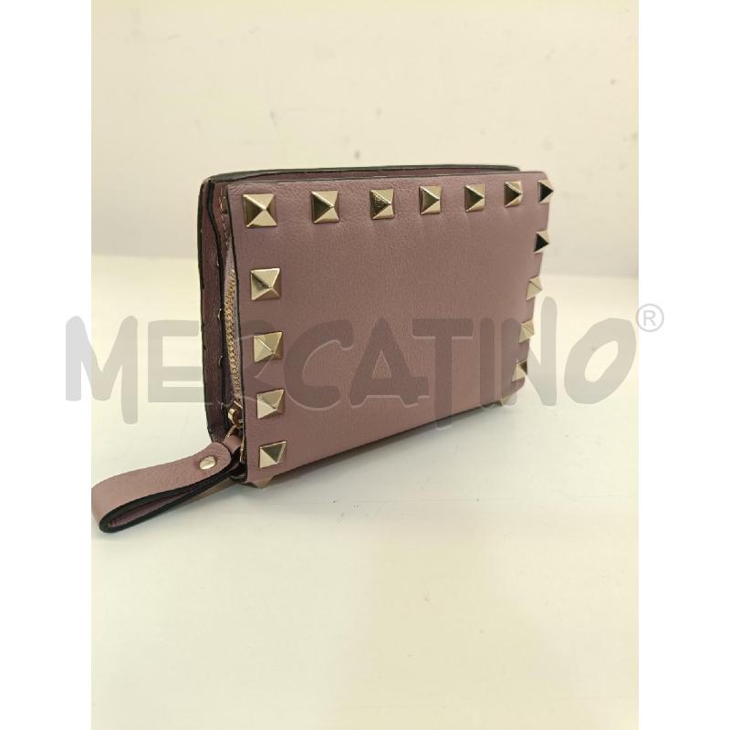 PORTA FOGLIO VALENTINO GARAVANI POUDRE ROCKSTUD  | Mercatino dell'Usato Roma gregorio vii 2