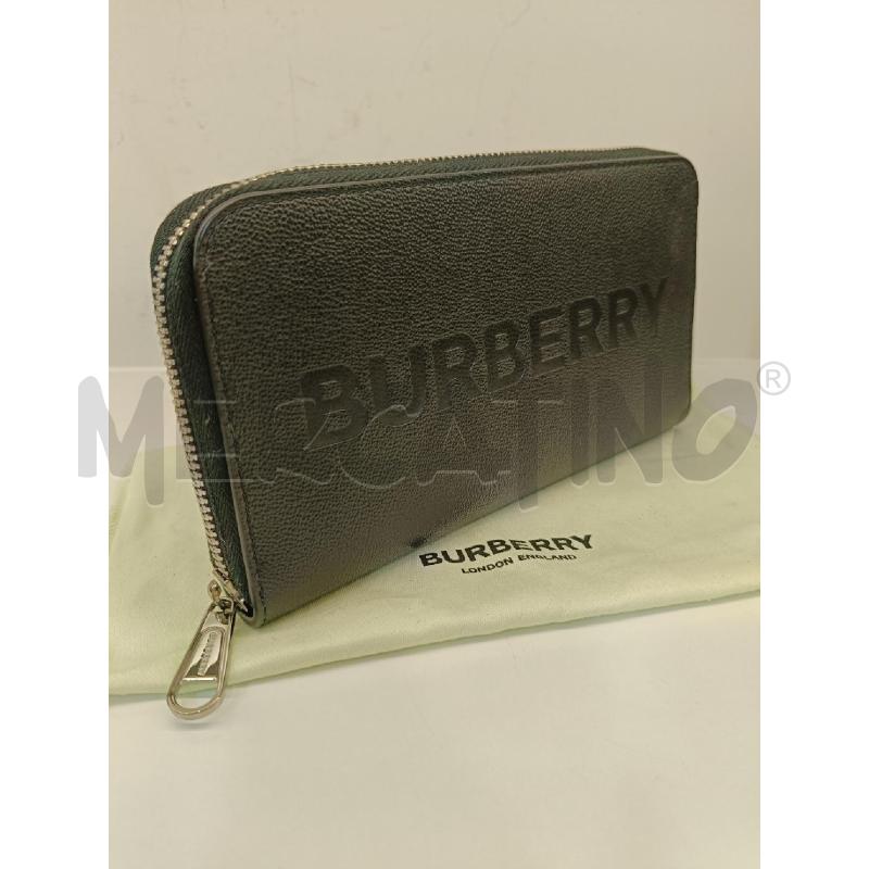 PORTA FOGLI BURBERRY NERO  | Mercatino dell'Usato Roma gregorio vii 2