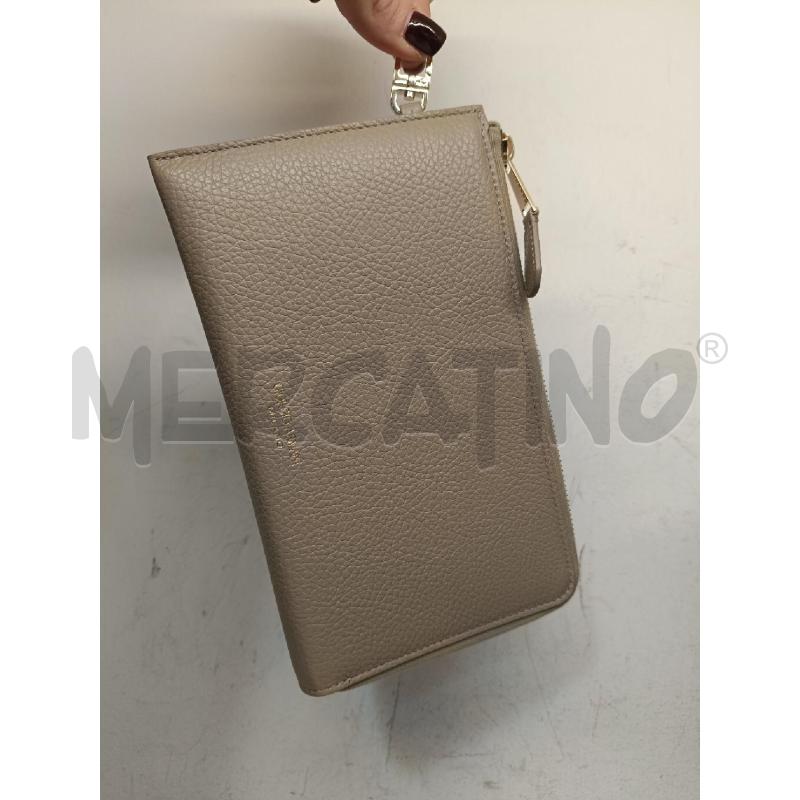 PORTA FOGLI GIORGIO ARMANI BEIGE PELLE | Mercatino dell'Usato Roma gregorio vii 2