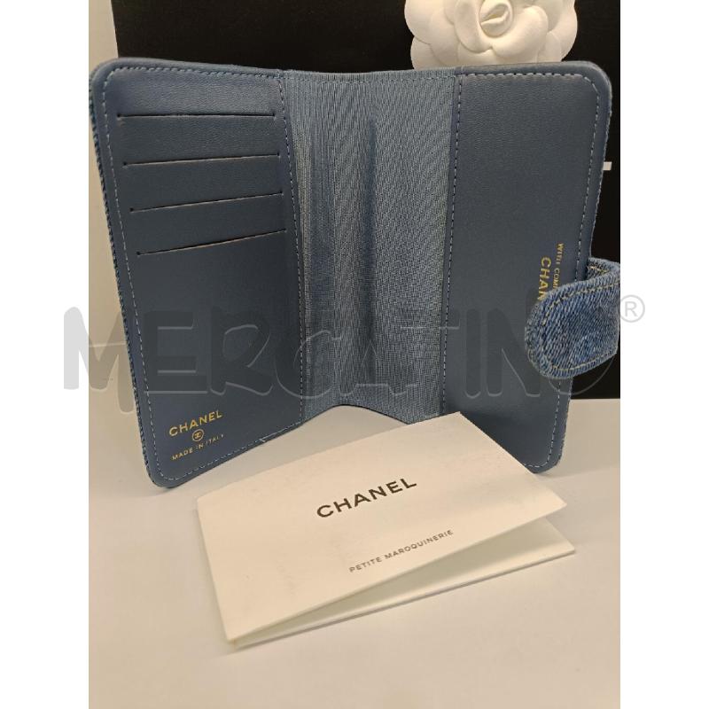PORTA PASSAPORTO/CARTE CHANEL DENIM VIP GIFT  | Mercatino dell'Usato Roma gregorio vii 2