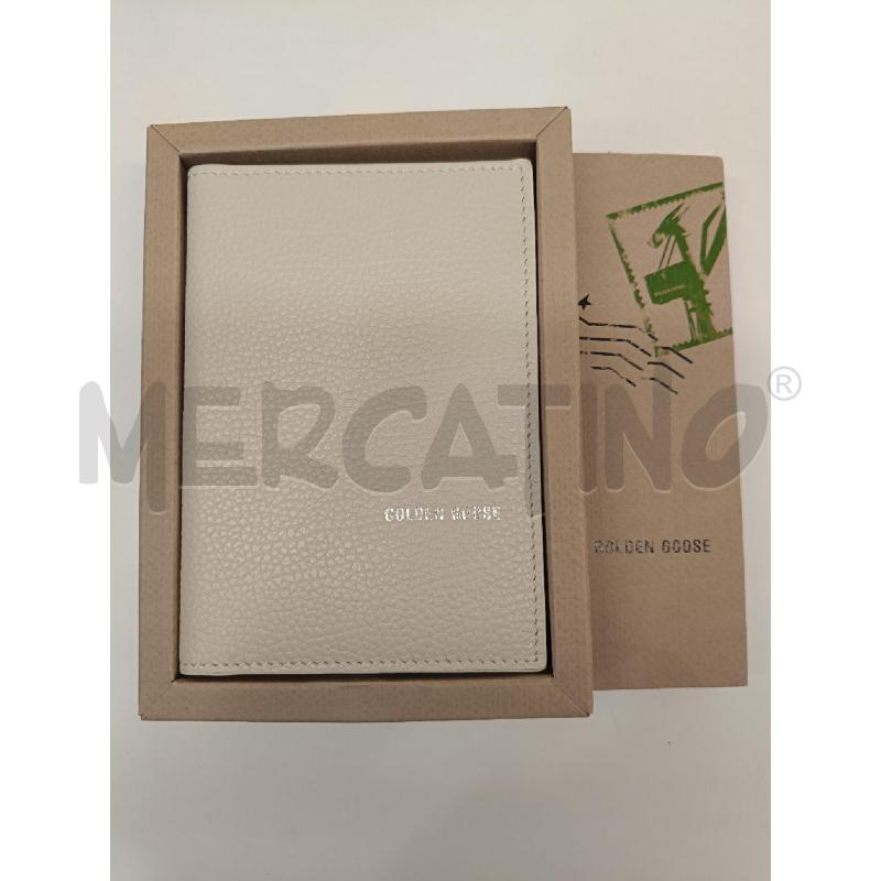PORTA PASSAPORTO GOLDEN GOOSE BEIGE PELLE MARTELLATA | Mercatino dell'Usato Roma gregorio vii 1