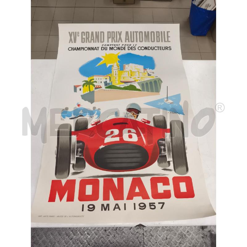 POSTER GRAND PRIX MONACO GRANDE | Mercatino dell'Usato Roma gregorio vii 1