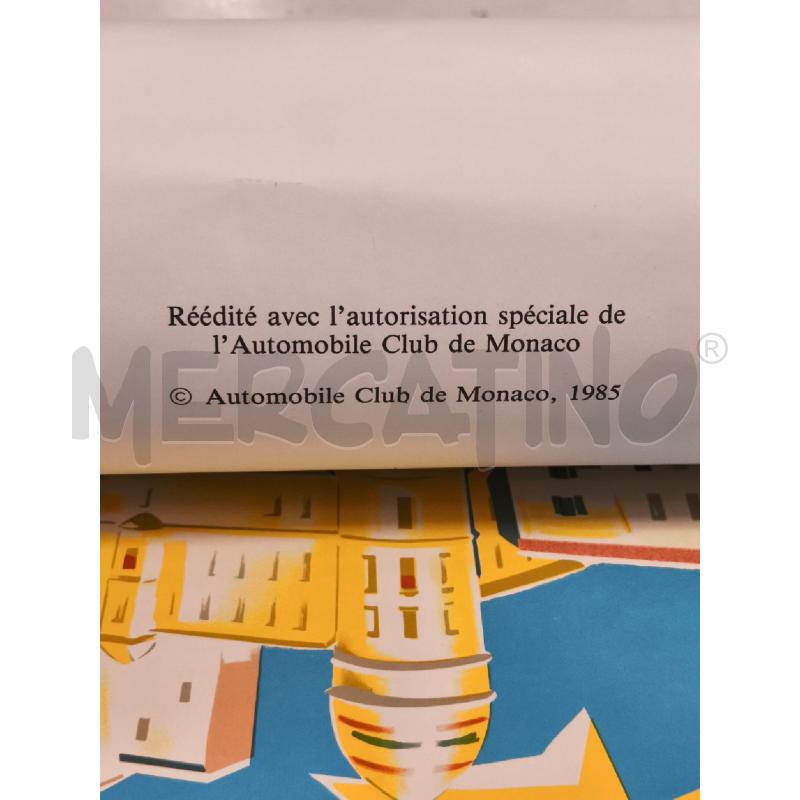 POSTER GRAND PRIX MONACO GRANDE | Mercatino dell'Usato Roma gregorio vii 3