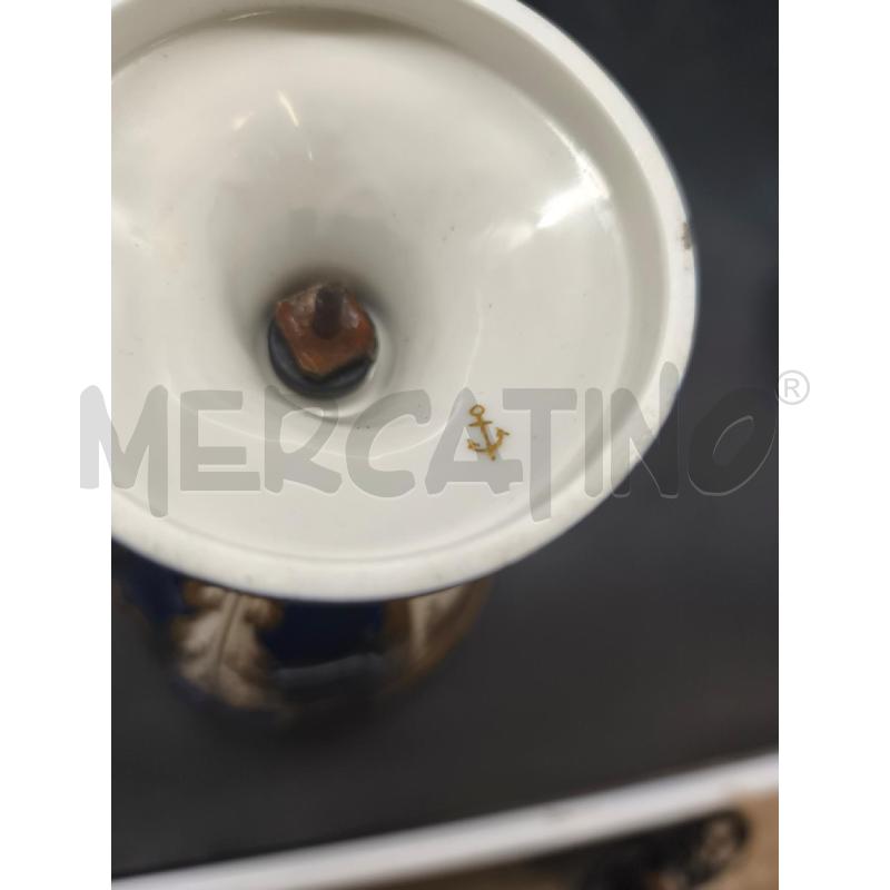 POTICHE VASO BLU E DOR TAPPO DA RIV  | Mercatino dell'Usato Roma gregorio vii 4