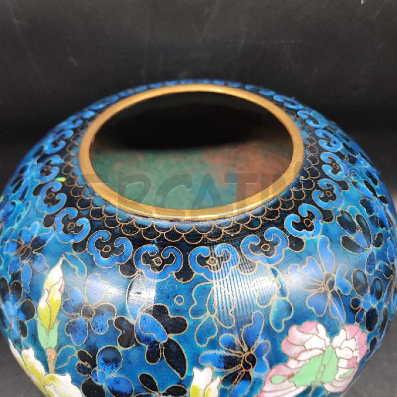 POTICHE VASO BLU FIORI E FARFALLE  | Mercatino dell'Usato Roma gregorio vii 4