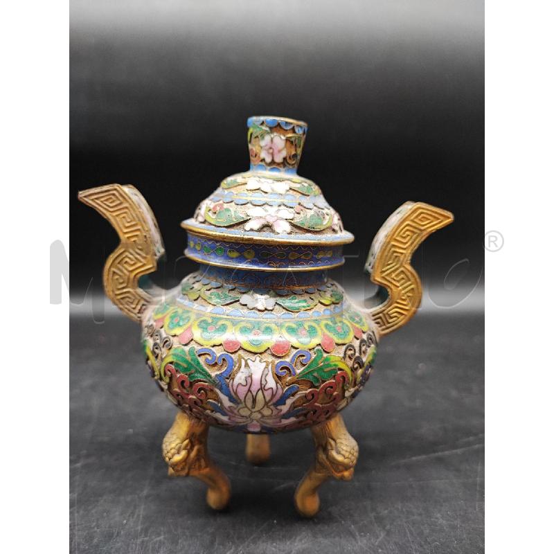 POTICHE VASO PICCOLA CLOISONNE  | Mercatino dell'Usato Roma gregorio vii 1