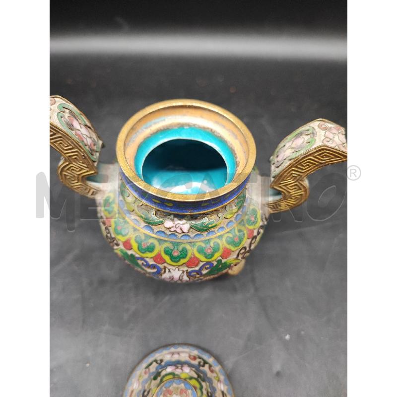 POTICHE VASO PICCOLA CLOISONNE  | Mercatino dell'Usato Roma gregorio vii 3