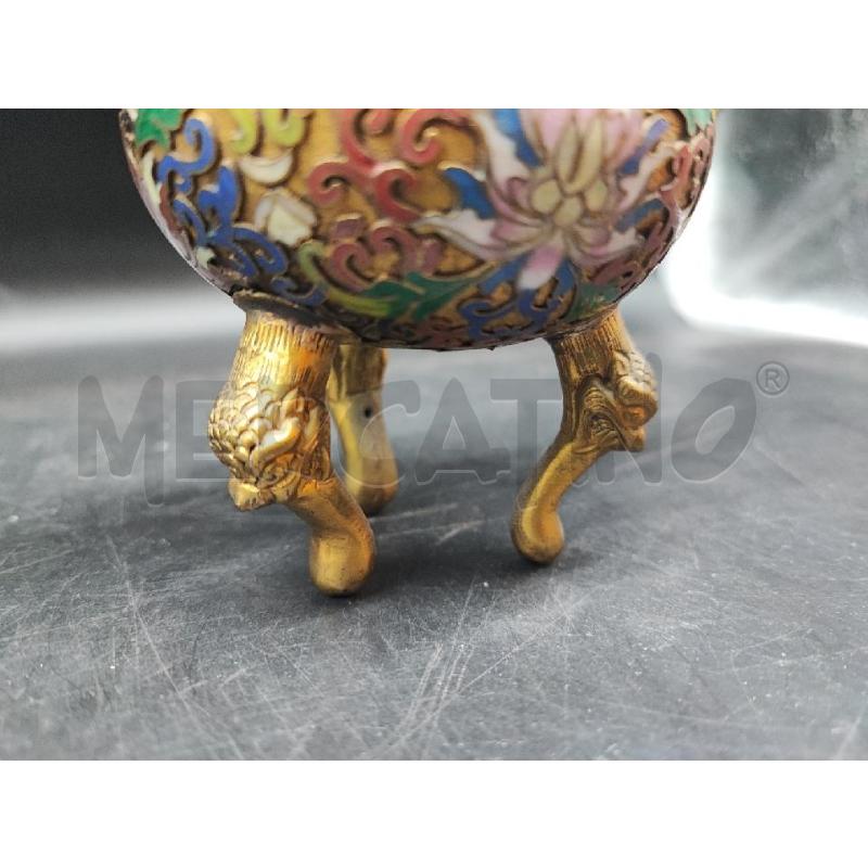 POTICHE VASO PICCOLA CLOISONNE  | Mercatino dell'Usato Roma gregorio vii 4