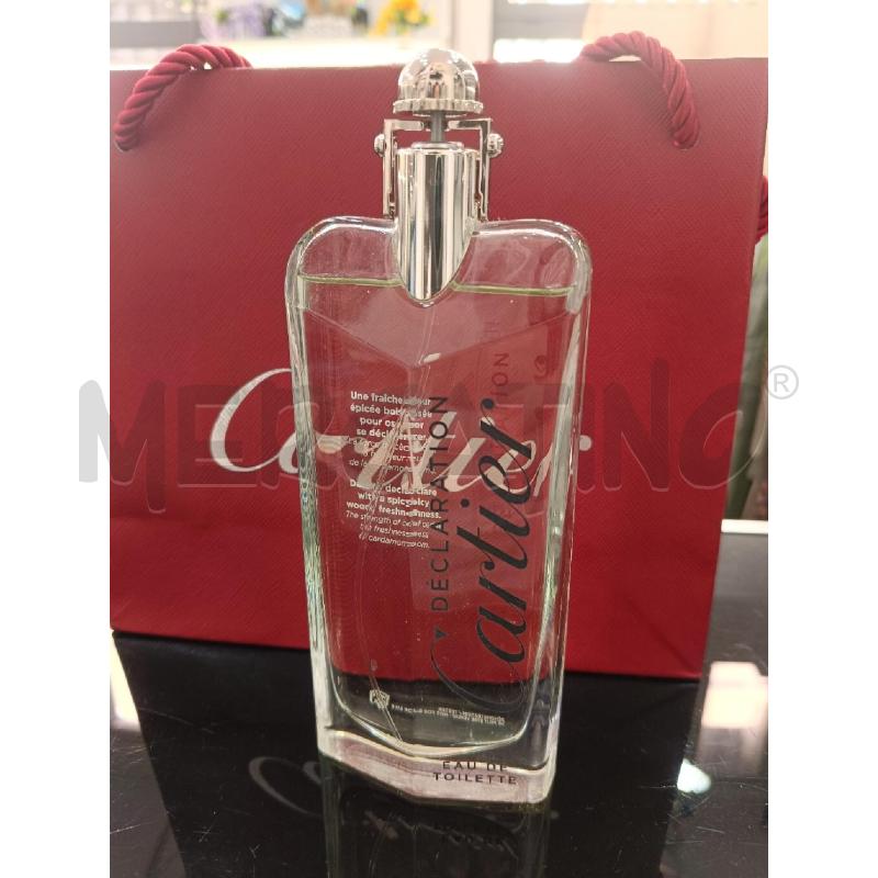 PROFUMO CARTIER DECLARATION EAU DE TOILETTE | Mercatino dell'Usato Roma gregorio vii 1