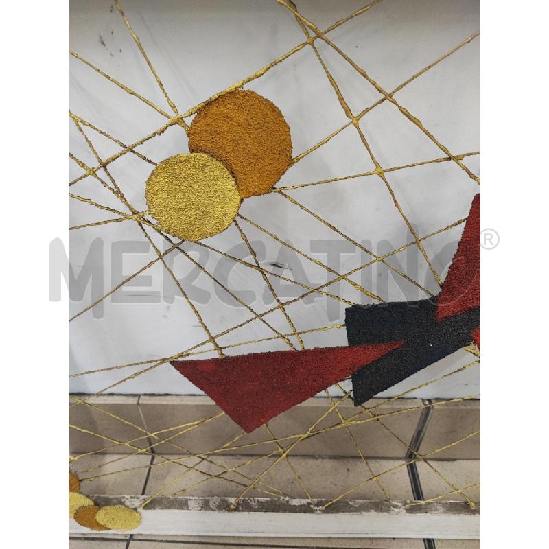 QUADRO ASTRATTO RETE RENZO FOLCHI  | Mercatino dell'Usato Roma gregorio vii 2