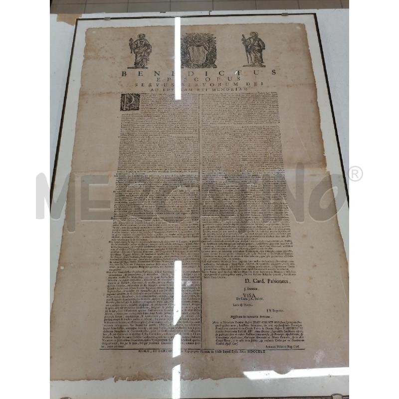 QUADRO BENEDICTUS | Mercatino dell'Usato Roma gregorio vii 1
