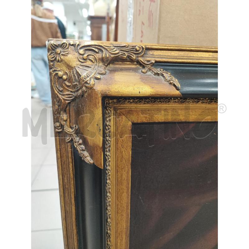 QUADRO DIP FRUTTA CORN NERA DORATA  | Mercatino dell'Usato Roma gregorio vii 3