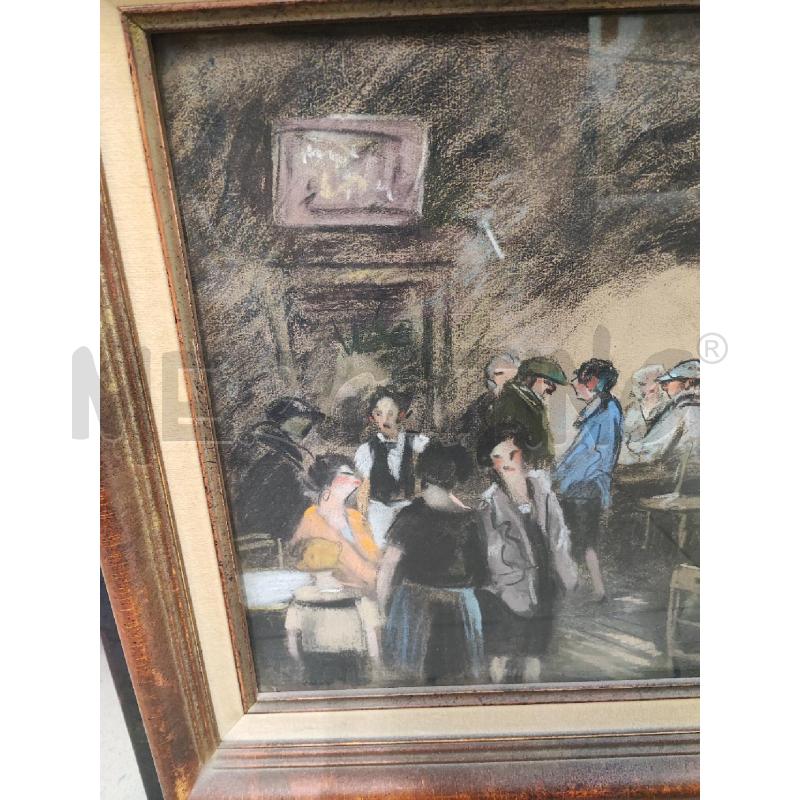 QUADRO EDOUARD FEBVRE OSTERIA  | Mercatino dell'Usato Roma gregorio vii 2