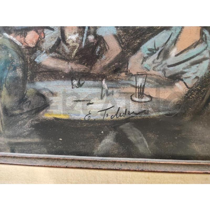 QUADRO EDOUARD FEBVRE OSTERIA  | Mercatino dell'Usato Roma gregorio vii 3