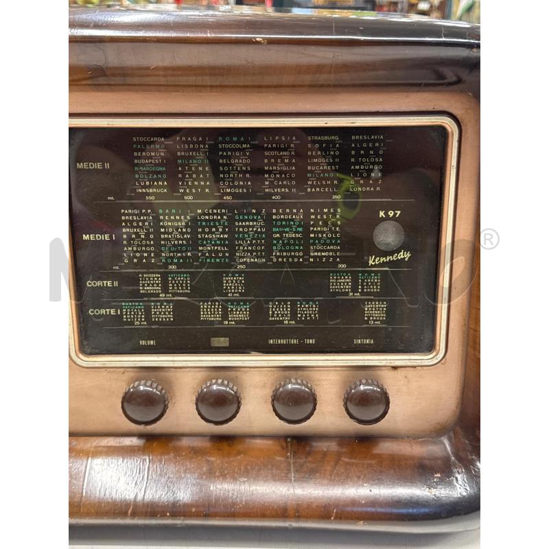 RADIO VALVOLE KENNEDY K 97 | Mercatino dell'Usato Roma gregorio vii 2