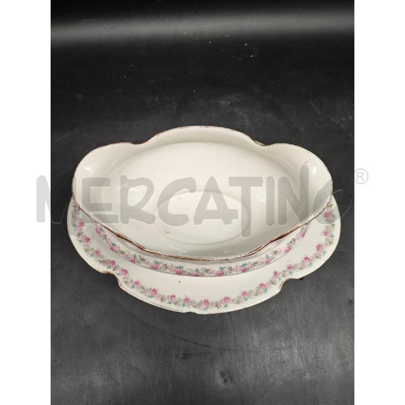 SALSIERA RICHARD GINORI FIORI ROSA DA RI | Mercatino dell'Usato Roma gregorio vii 2