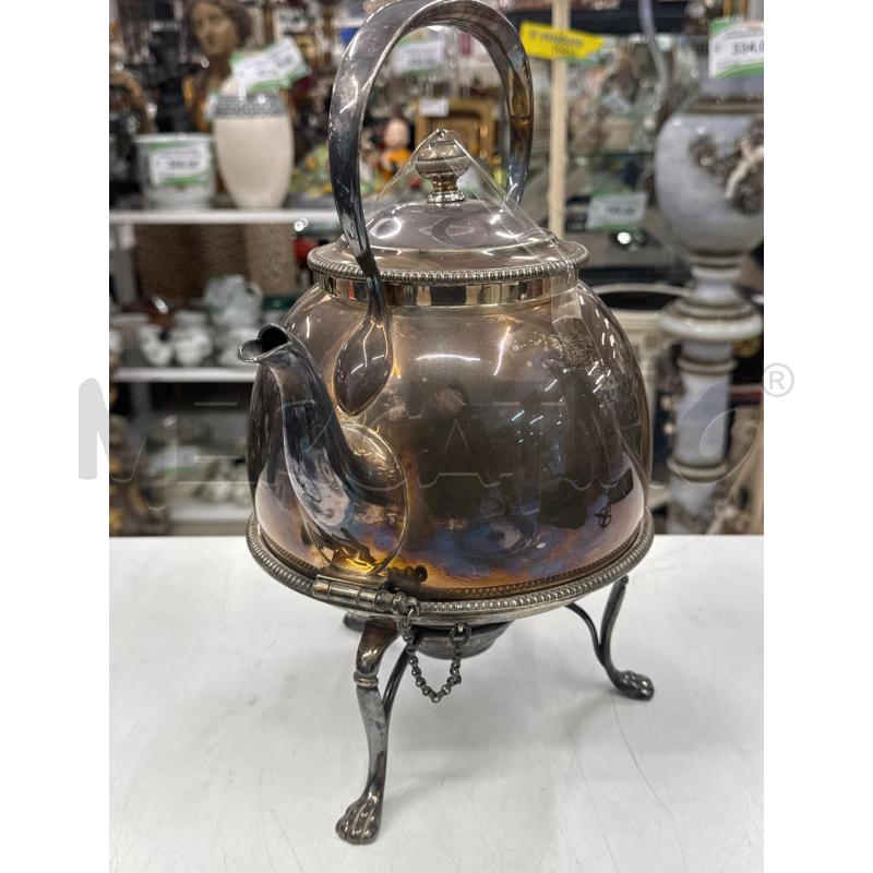 SAMOVAR CROMO SHEFFIELD ZAMPE  | Mercatino dell'Usato Roma gregorio vii 2