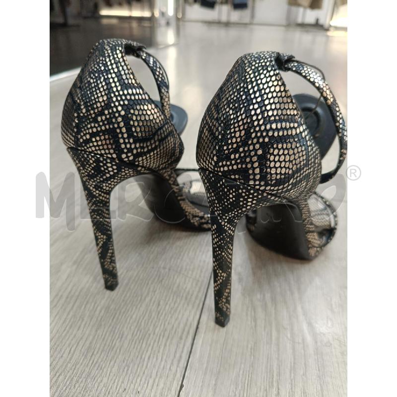 SANDALI DONNA SAINT LAURENT FANTASIA PIT ORO NERA TACCO | Mercatino dell'Usato Roma gregorio vii 4