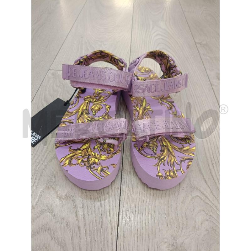 SANDALI DONNA VERSACE VIOLA  | Mercatino dell'Usato Roma gregorio vii 1
