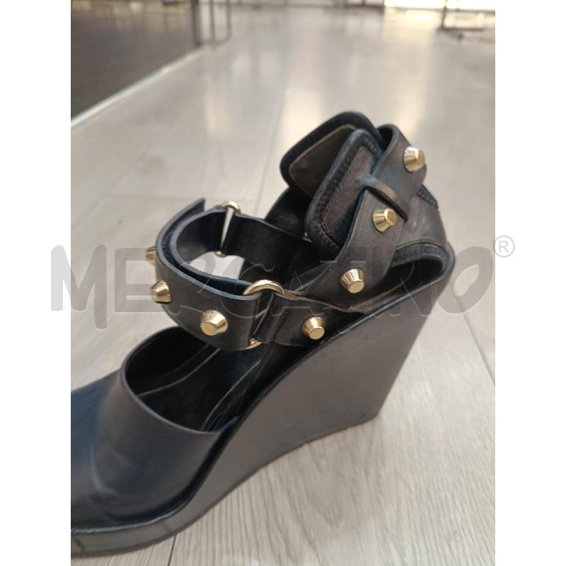 SCARPE DONNA BALENCIAGA NERE BORCHIE | Mercatino dell'Usato Roma gregorio vii 4
