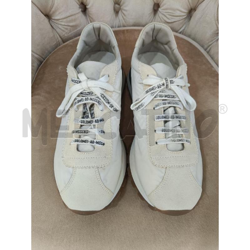 SCARPE DONNA BRUNELLO CUCINELLI BIANCHE TESSUTO PUNTA SCAMO | Mercatino dell'Usato Roma gregorio vii 3