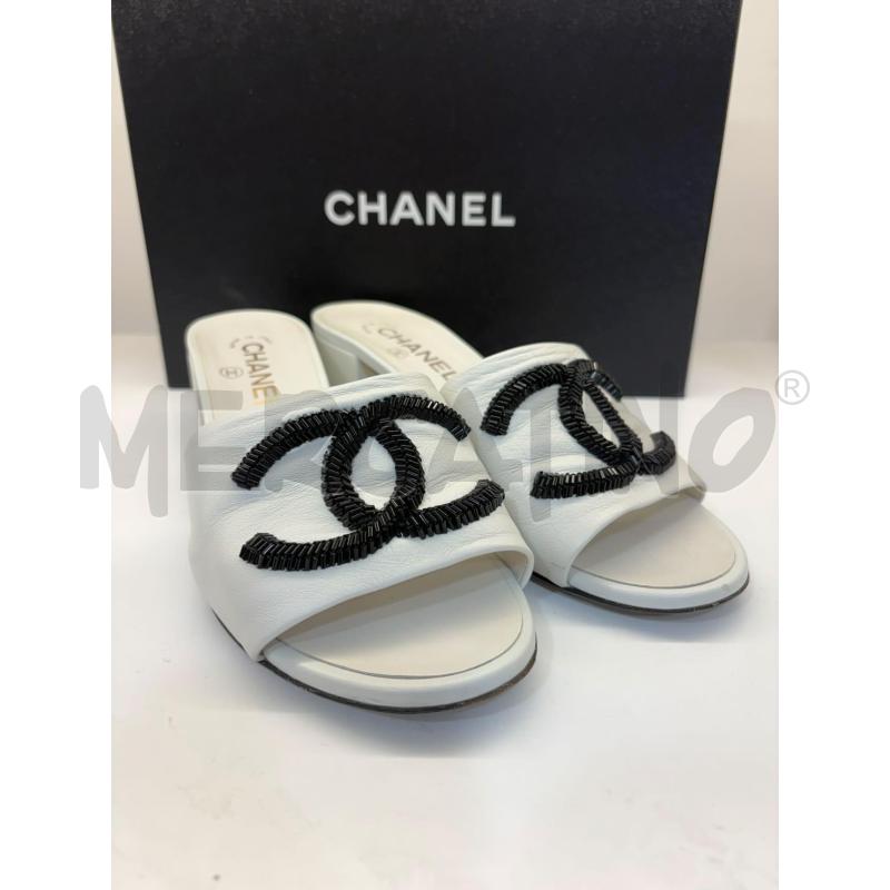 SCARPE DONNA CHANEL BIANCA E NERA | Mercatino dell'Usato Roma gregorio vii 1