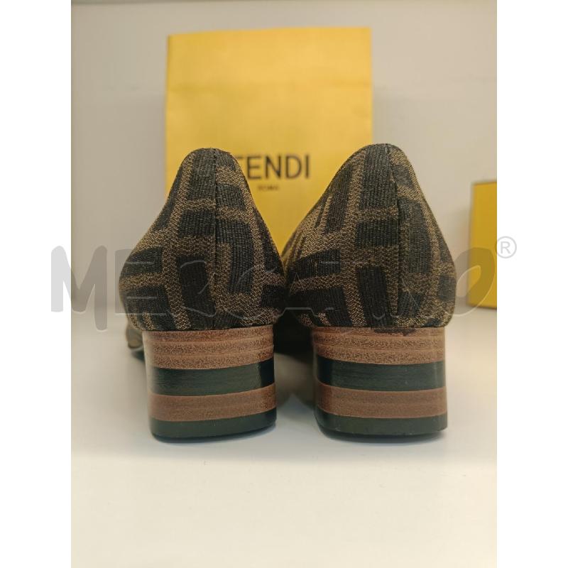 SCARPE DONNA FENDI MONOGRAM FIOCCO NERO | Mercatino dell'Usato Roma gregorio vii 3