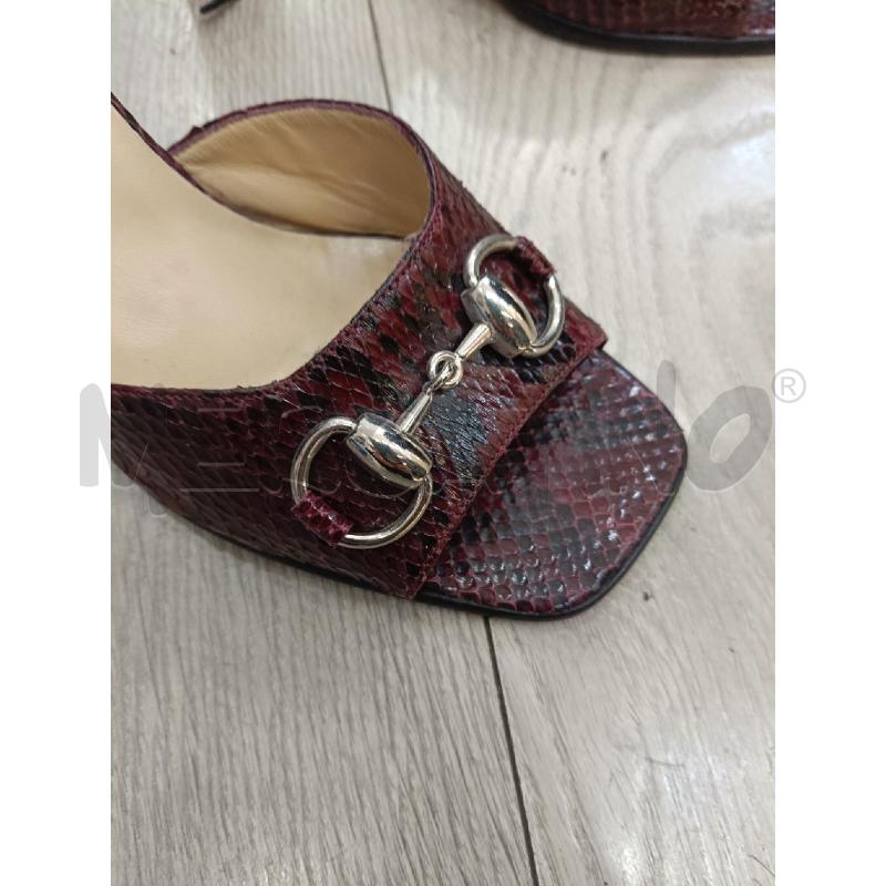 SCARPE DONNA GUCCI PITONE ROSSO | Mercatino dell'Usato Roma gregorio vii 4