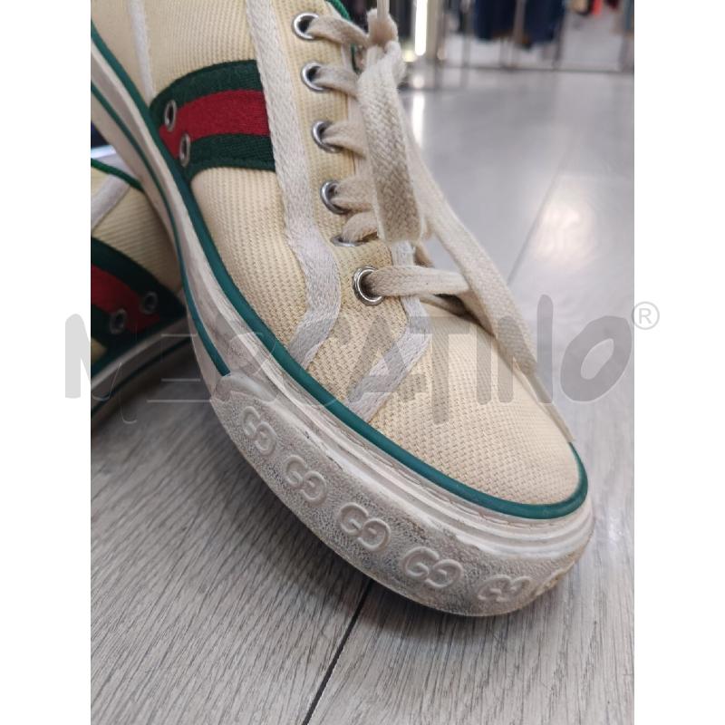SCARPE DONNA GUCCI TENNIS 1977 BEIGE | Mercatino dell'Usato Roma gregorio vii 4