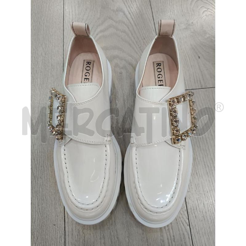 SCARPE DONNA ROGER VIVIER BIANCA STRASS | Mercatino dell'Usato Roma gregorio vii 1