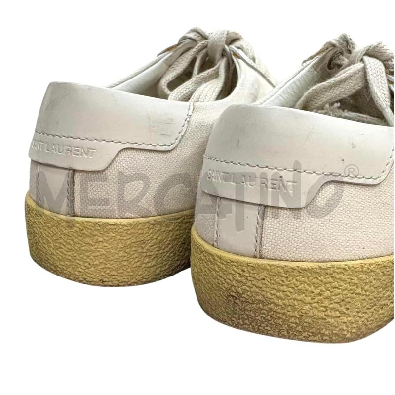 SCARPE DONNA SAINT LAURENT COURT BIANCHE  | Mercatino dell'Usato Roma gregorio vii 3