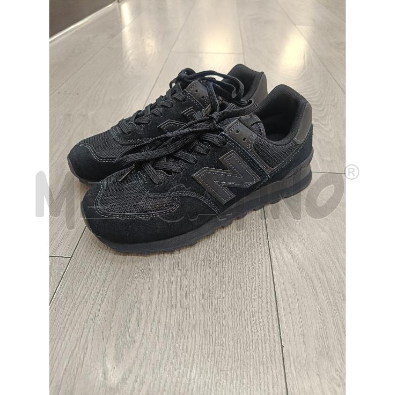 SCARPE NEW BALANCE 574 NERE PARTI SCAMO | Mercatino dell'Usato Roma gregorio vii 2