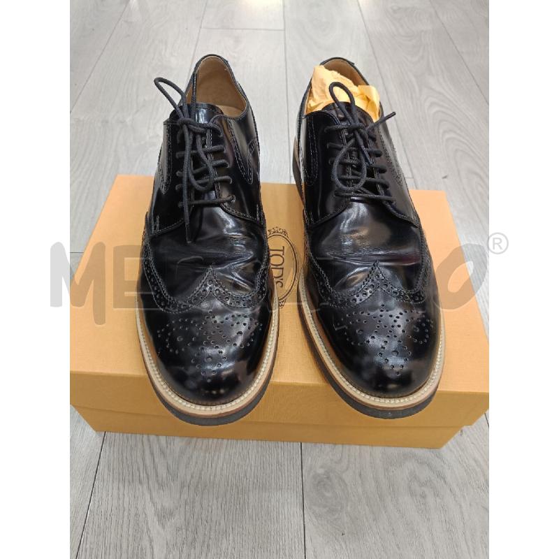 SCARPE UOMO TOD'S NERE  | Mercatino dell'Usato Roma gregorio vii 1