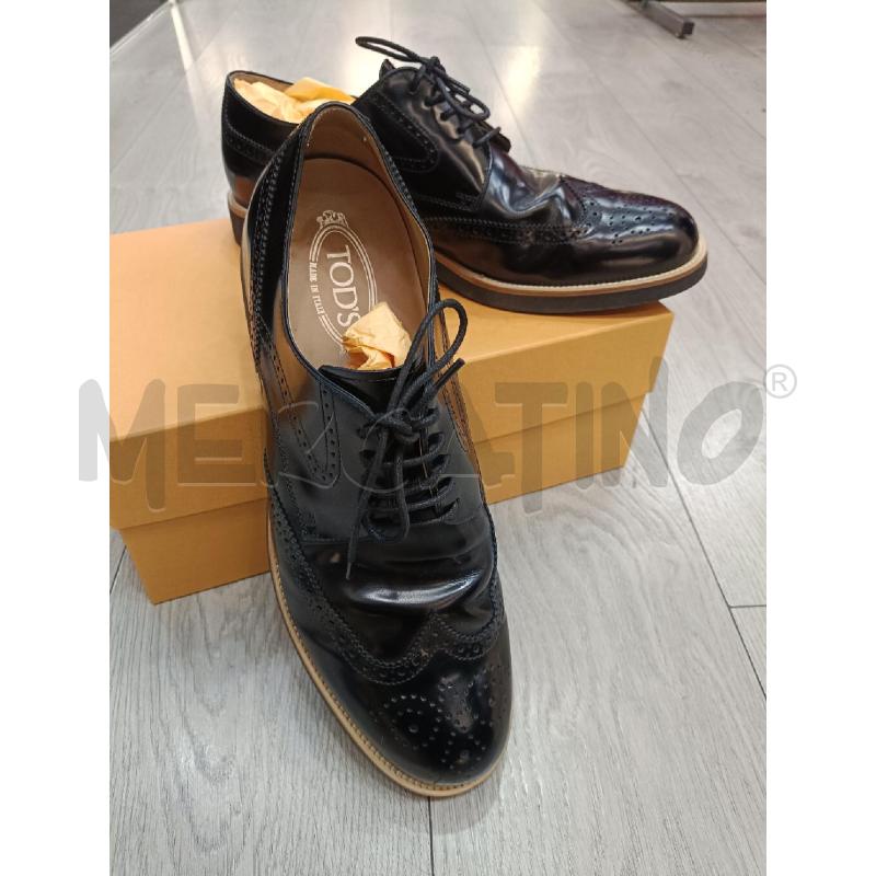 SCARPE UOMO TOD'S NERE  | Mercatino dell'Usato Roma gregorio vii 4