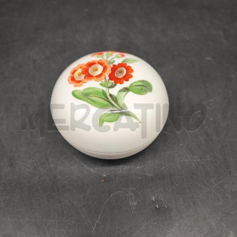 SCATOLA MEISSEN FIORE ARANCIONE  | Mercatino dell'Usato Roma gregorio vii 1
