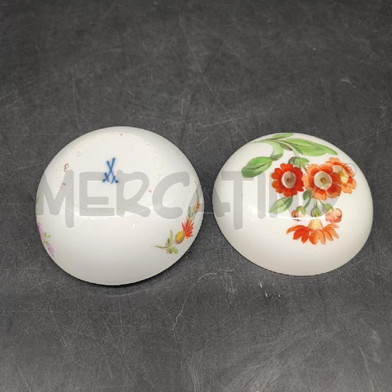 SCATOLA MEISSEN FIORE ARANCIONE  | Mercatino dell'Usato Roma gregorio vii 2