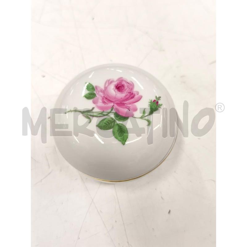 SCATOLA MEISSEN TONDA FIORI 7 CM | Mercatino dell'Usato Roma gregorio vii 1