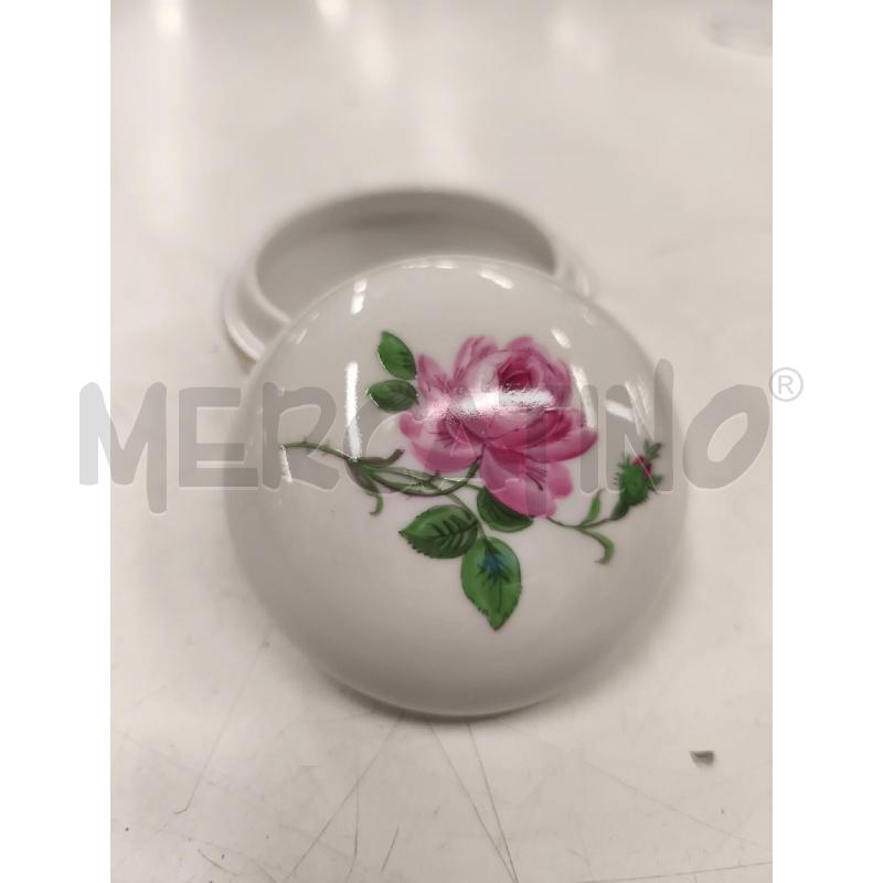 SCATOLA MEISSEN TONDA FIORI 7 CM | Mercatino dell'Usato Roma gregorio vii 2